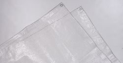BDSHL Bâche Transparente pour poulailler, bâche à Mailles épaisses de 0, 3  mm avec œillets, 20 Tailles (Color : White, Size : 2x3m)