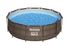 Piscine hors sol ronde tubulaire imitation tressé Ø 366 cm hauteur 100 cm - BESTWAY