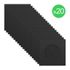 Plaques de finition 1 poste Odace 2025 noir par 20 - SCHNEIDER ELECTRIC