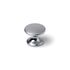 Bouton de meuble rond chromé mat diamètre 33 mm REI
