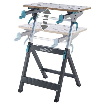 Établi de serrage et support de machine MASTER 750 ERGO - WOLFCRAFT