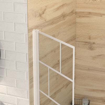 BRICKS WHITE PARE BAIGNOIRE 125X75