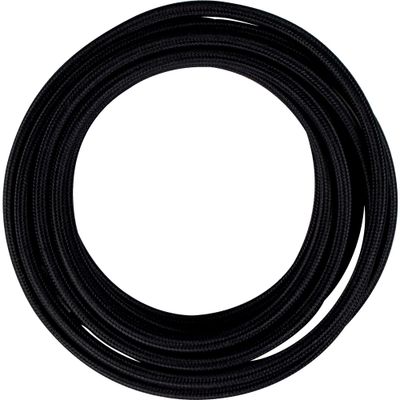 Câble électrique textile 2 x 0,75 mm² pour luminaire 3 m noir - TIBELEC