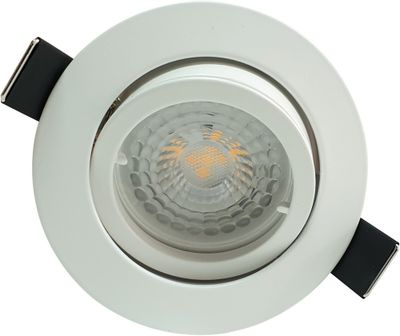 Spots LED encastrables GU10 orientables lumière blanc chaud Blanc par 3 - Saphyr ARLUX