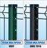 Poteau Titan 2 m anthracite Ral 7016 pour grillage rigide FERRO BULLONI
