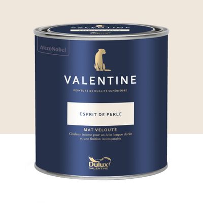 Peinture Valentine  Mat Velouté Esprit de Perle 0,5 L - DULUX VALENTINE