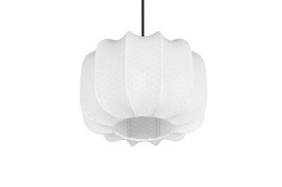 Suspension E27 Ø25 cm Madeline blanc 10W - CASALUM