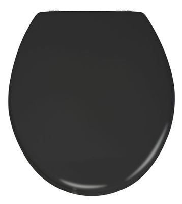 Abattant de WC Prima noir mat WENKO