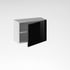 Porte pour meuble hotte de cuisine Cristal noir brillant 42 x 60 cm OFITRES