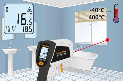 Thermomètre -40°C / 400°C - LASERLINER