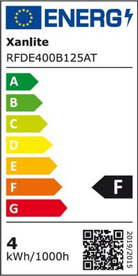 Ampoule Filament Ampoule Filament LED G125 déco antique 4 W = 360 Lumens blanc chaud - XANLITEG125 déco antique 4 W = 360 Lumens XANLITE