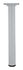 Pied de meuble rond blanc diamètre 30 x 250 mm