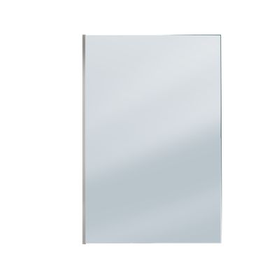 Paroi de douche à l'italienne 140x200 cm profilé chrome verre fumé 8 mm Parma - AURLANE