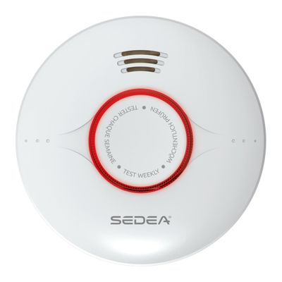 Détecteur de fumée connecté Autonomie 3 ans - SEDEA