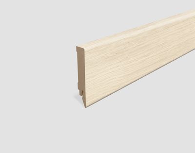 Plinthe sol stratifié décor bois blanc chêne pinot ép 14 mm 5,8 x 240,0 cm EGGER