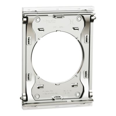 Plaque de finition centrale 1 poste Odace 2025 Architecte blanc émaillé - SCHNEIDER ELECTRIC