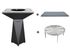 Brasero de cuisson G1 BASIC graphite avec plaque plancha, grille et couvercle de protection ARTISS
