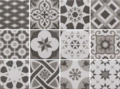 Carrelage sol intérieur mix HITECH ép 8 mm 20 x 20 cm paquet de 1,36 m² IMSO