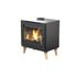 Poêle à bois sur pied 6,1 kW EMILE 7 étoiles flammes vertes, Livraison à domicile incluse - SUPRA