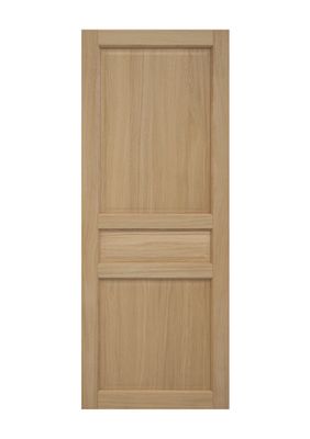 Porte coulissante 3 panneaux placage chêne largeur 83 cm SMIS