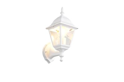 Applique extérieur montante E27 Livenza blanc IP44 60W - TRIO