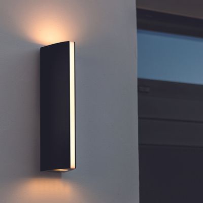 Applique extérieur LED Leo gris IP54 870 lumens blanc chaud - COREP