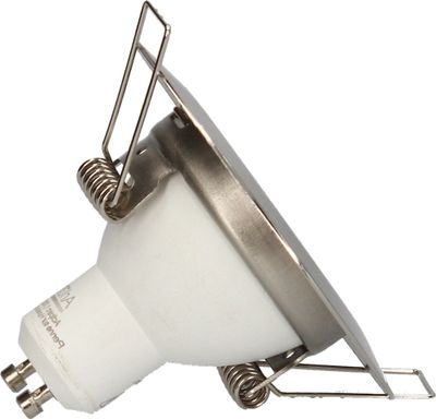 Spots LED encastrables GU10 lumière blanc chaud Acier par 10 - Quartz ARLUX