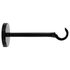 Support ouvert en métal diam 20 mm Finition Noir brillant par 2 - MOBOIS