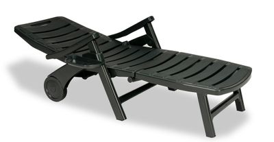 Bain de soleil polypropylène gris anthracite PREMIERE - GRANDSOLEIL