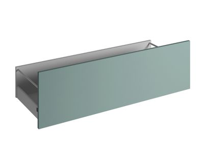 Façade tiroir pour meuble de cuisine Lotus vert d'eau mat 35 x 120 cm OFITRES