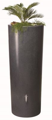 Récupérateur d'eau de pluie - Réservoir Stone - 350 litres noir - GRAF