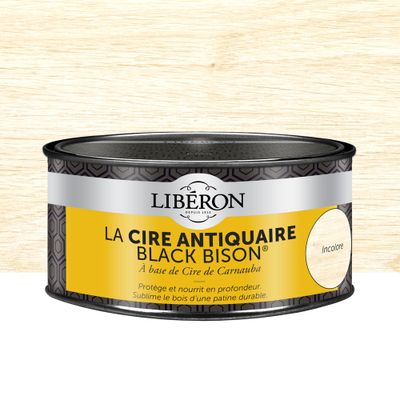 Cire antiquaire en pâte "Black Bison" incolore 0,5 L - LIBERON