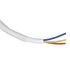 Câble électrique textile 3 x 0,75 mm² pour luminaire 3 m blanc - TIBELEC