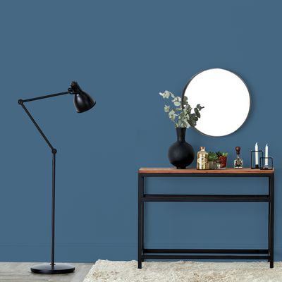 Peinture murs, boiseries et radiateurs bleu seram satin 0,5L RIPOLIN