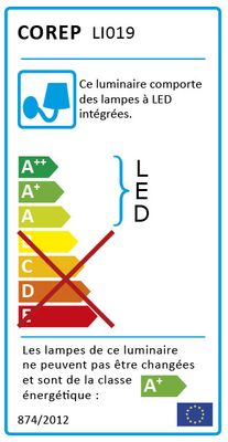 Applique extérieur LED Rockefeller anthracite IP65 900 lumens blanc neutre - COREP