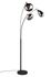 Lampadaire E14 Lumina noir et chromé 3x10W - TRIO