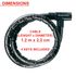 Câble antivol 1,20 m MASTER LOCK