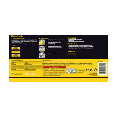 Colle pour moquette et PVC 6 kg PATTEX