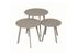 Table basse de jardin MASSAI acier crème ø 40 cm, Livraison à domicile incluse - PROLOISIRS