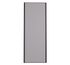 Porte de placard Gris Profil noir H 248,5 x L 62,2 cm YNGENIO