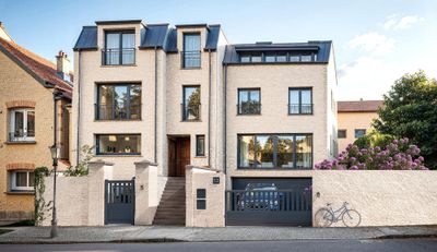 Portail coulissant aluminium JULES l.3,00 x H.1,35 m gris  - PREFALU