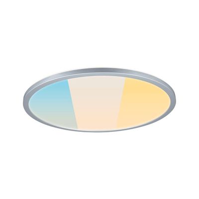 Plafonnier LED salle de bain IP44 2800 lumens lumière blanc variable Ø40cm Chrome - Atria Shine PAULMANN