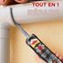 Colle de fixation Flextec transparent cartouche 389 g - PATTEX