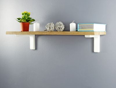 Equerre Leonard blanche 80x117 mm CIME