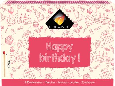 Lot de 3 boîtes d'allumettes - CHEMINETT