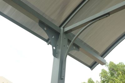 Carport en aluminium pour camionnette, camping-car, caravane et bateau  27,51 m², Livraison à domicile incluse - HABRITA