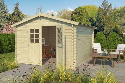 Abri de jardin en bois Aurely 8,20 m² LASITA MAJA Livraison à domicile incluse