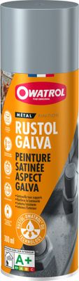 Peinture en aérosol galva 300 mL - RUSTOL
