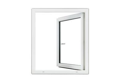 Fenêtre PVC blanc 1 vantail tirant gauche H.95 x l. 80 cm CLOSY