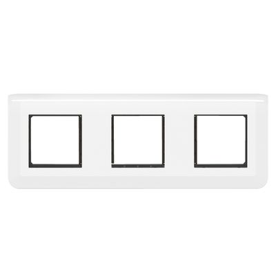 Plaque de finition 3 x 2 modules horizontale Blanc - Mosaic LEGRAND